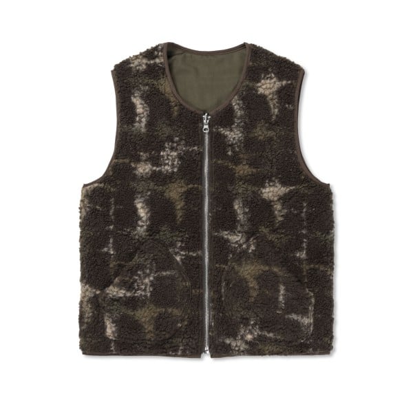 YMC Utah Waistcoat (Brown Multi)