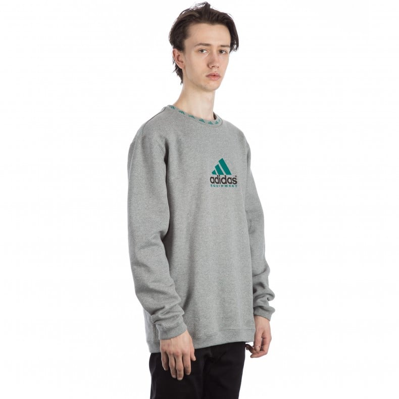 Adidas EQT Crew Neck Sweatshirt Core Heather Consortium