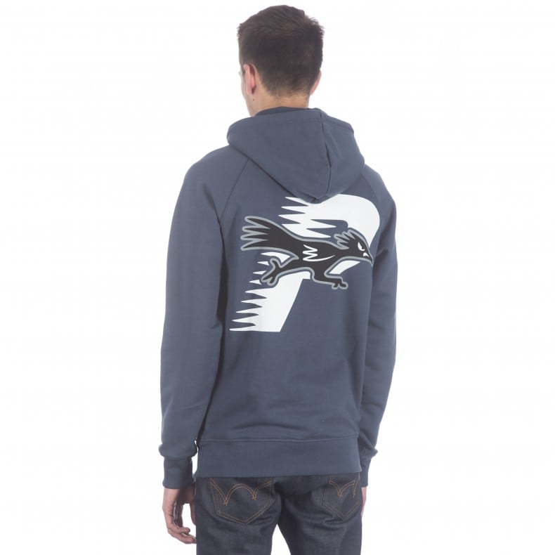 Palace Roadrunner Pullover Hooded Sweatshirt Navy Consortium