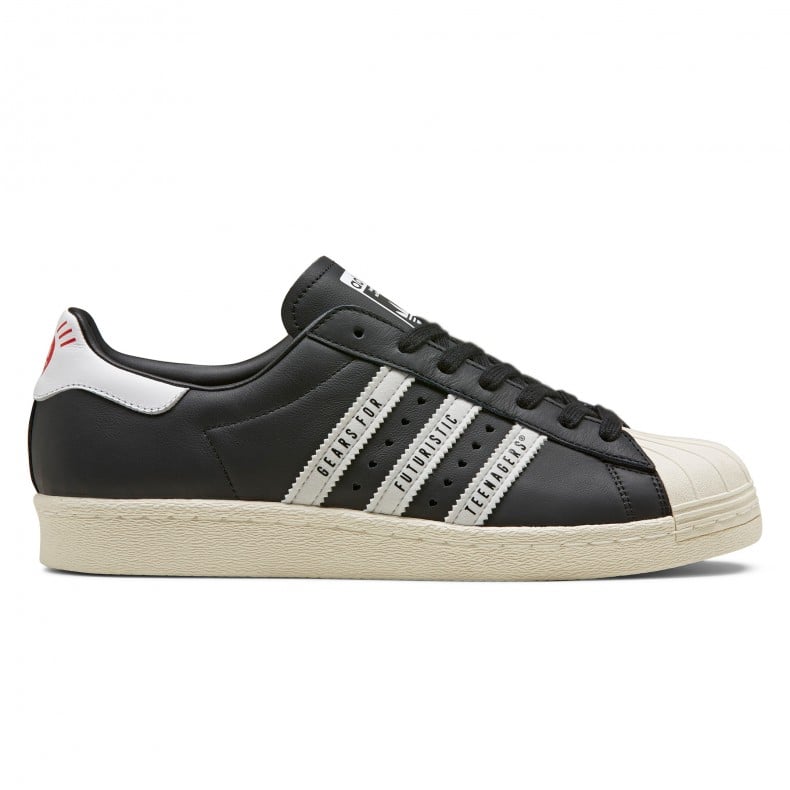 adidas Originals by Human Made Superstar 80s (Core Black/Footwear White ...