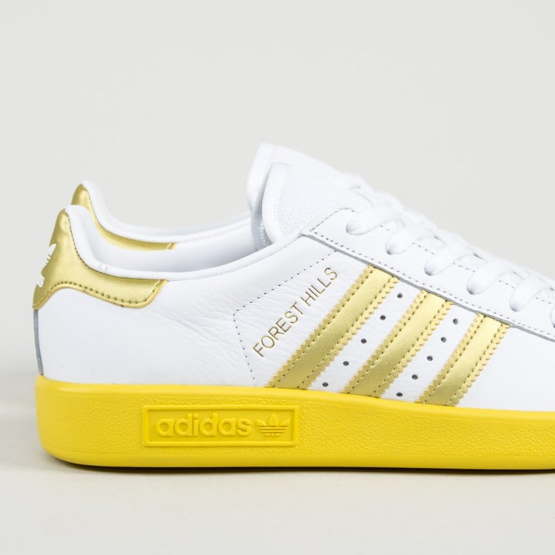 adidas Originals Forest Hills Gold Metallic OG Footwear White Gold Metallic EQT Yellow Consortium