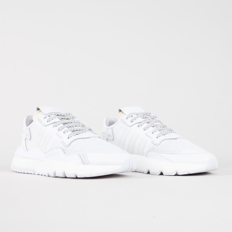 adidas Originals Nite Jogger Triple White Footwear White Crystal White Crystal White BD7676 Consortium