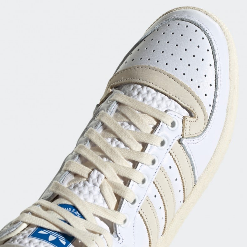 adidas Originals Top Ten Cloud White Cream White Blue Bird