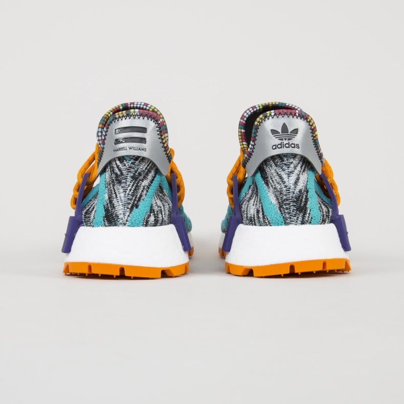 adidas Originals x Pharrell Williams SOLARHU NMD Solar Pack Hi Res Aqua Core Black Supplier Colour BB9528 Consortium