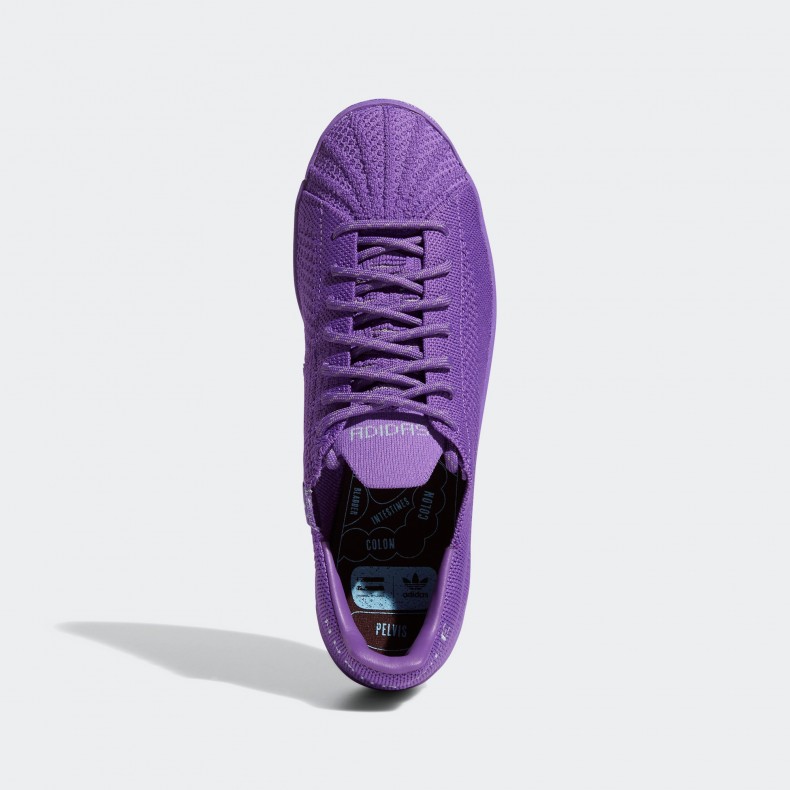 adidas Originals x Pharrell Williams Superstar Primeknit 'Human Race Pack'  (Active Purple/Grey Two/Night Red)