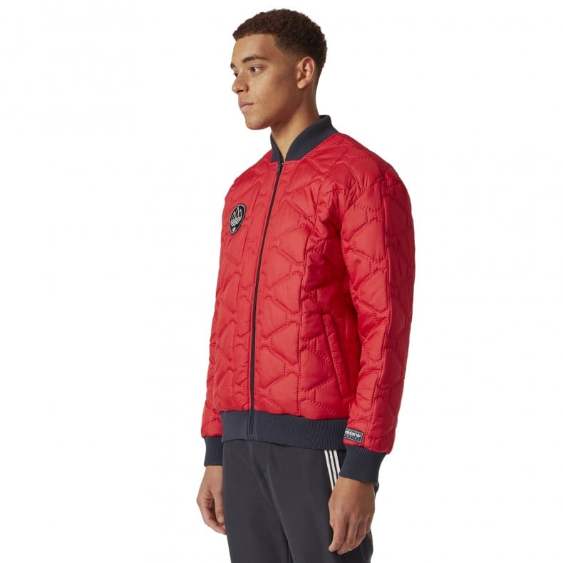 adidas spezial jacket red