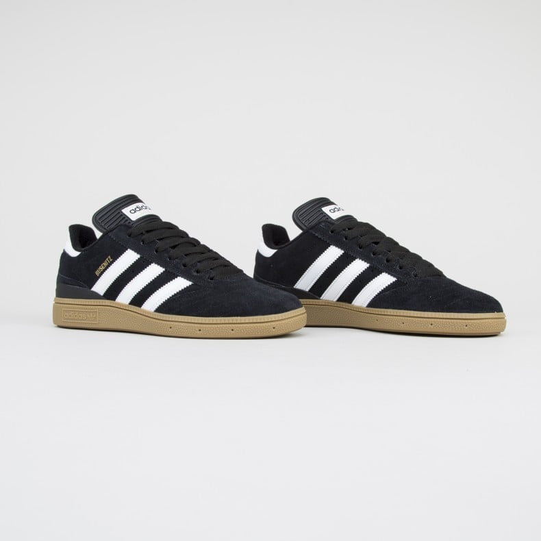Adidas busenitz pro skate shop shoes  black/running white/metallic gold