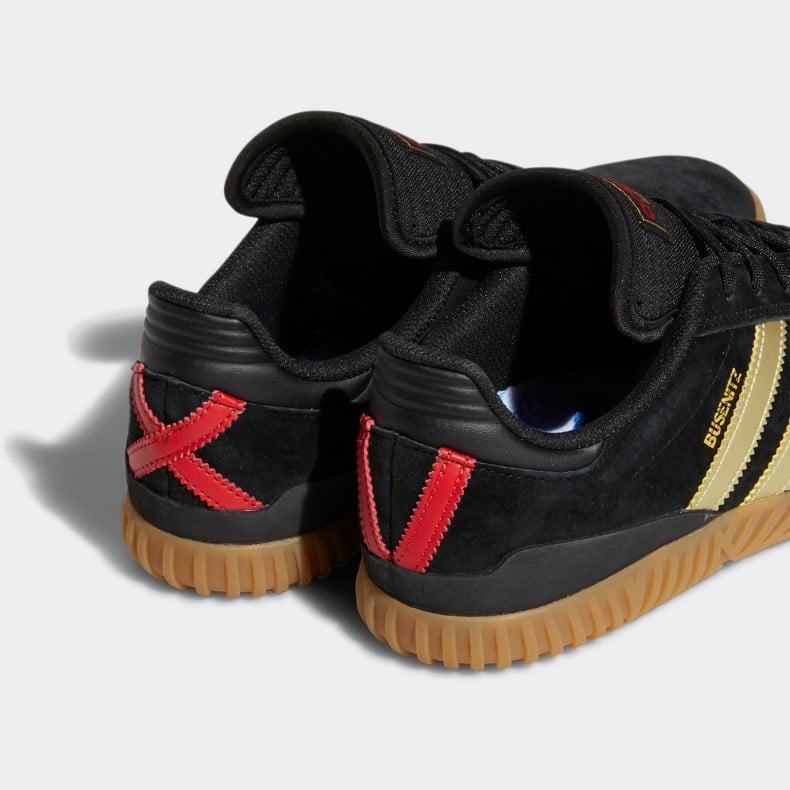 adidas Skateboarding Busenitz Indoor Core Black Gold Metallic