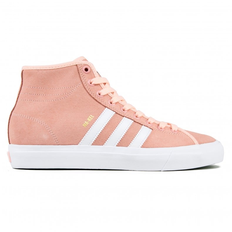 adidas Skateboarding Matchcourt Mid Remix Na Kel Haze Coral Footwear White Haze Coral Consortium
