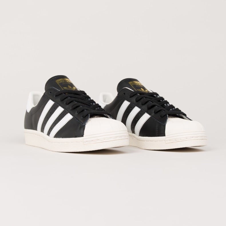 formato Fundir idea Adidas Superstar 80s (Black/White/Chalk White) - Consortium.