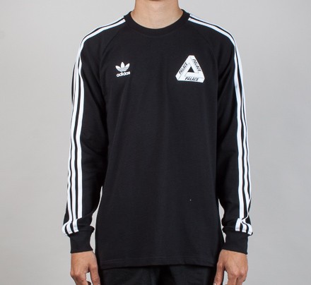 Adidas x Palace Long Sleeve T-Shirt (Black) - Consortium.