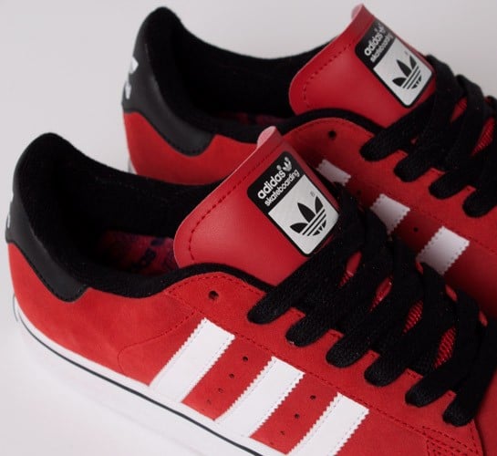 Adidas Campus Vulc University Red Running White Black Consortium