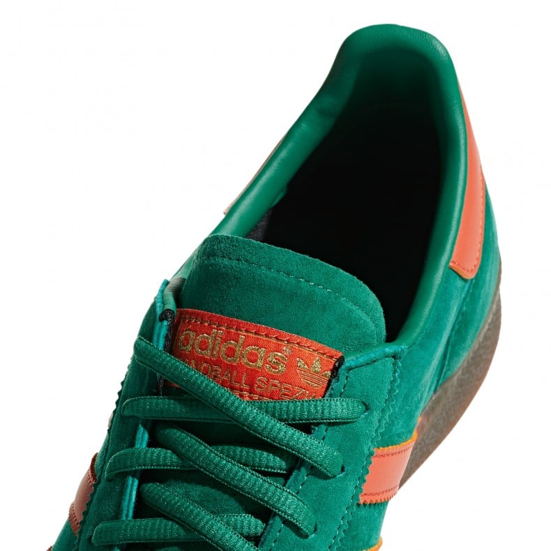 adidas Originals Handball Spezial St. Patrick s Day Pack Bold Green Raw Amber Gum BD7620 Consortium