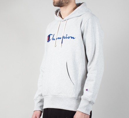 Download Champion Reverse Weave Script Applique Pullover Hooded ...