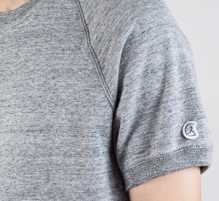 Champion x Todd Snyder Short Sleeve Crew Neck Sweatshirt Heather Grey D089X16 T002 GRY Consortium