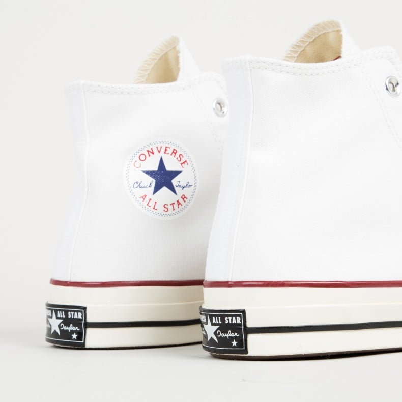 Converse 7s white egret top