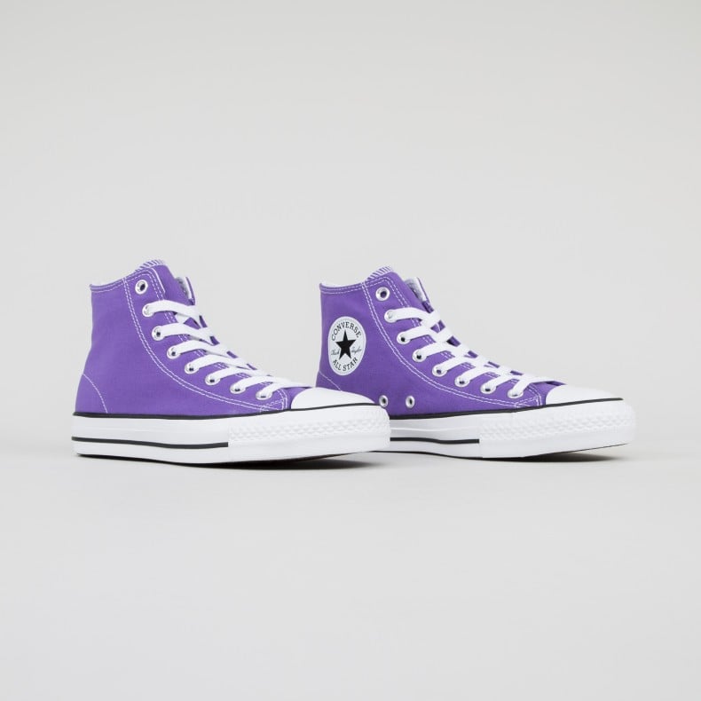 Electric purple converse high tops clearance