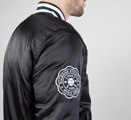 Diamond supply varsity jacket hotsell