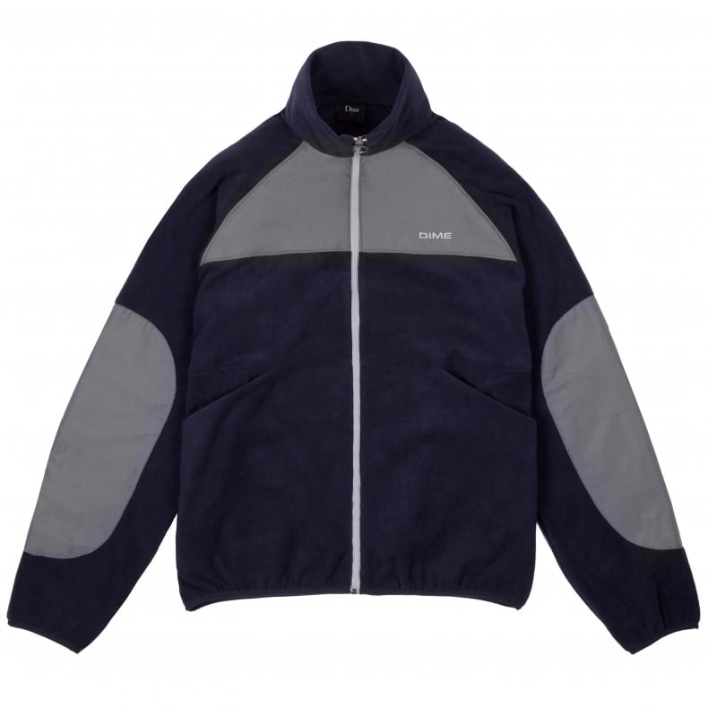 Dime Polar Fleece Track Jacket (Navy/Charcoal) - DIMES1956NVYCHA ...