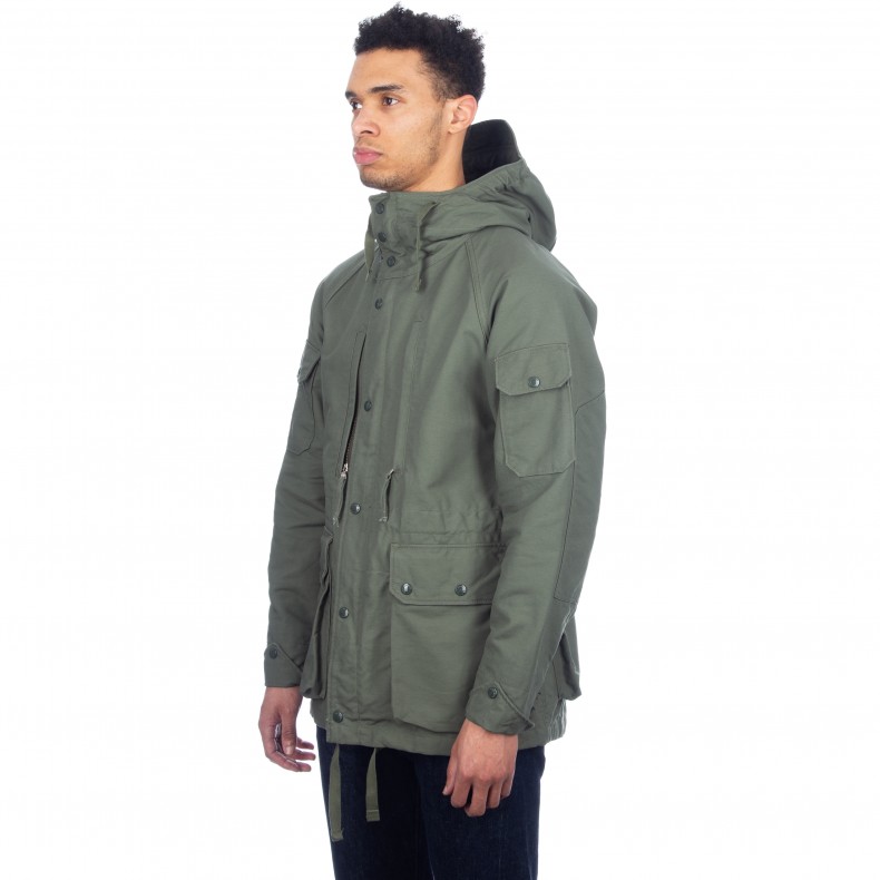 Engineered Garments Field Jacket (Olive Cotton Double Cloth) - F6D1584 ...