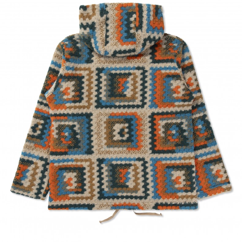 Engineered Garments Long Sleeve Hoody (Multi Color Poly Wool Crochet ...