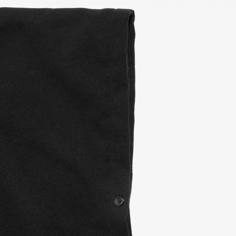 Engineered Garments Poncho (Black Polyester Fleece) - 21F1D044-DZ041 -  Consortium