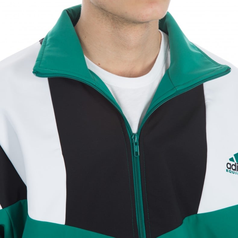 Adidas EQT Boston Marathon Track Jacket Sub Green White Black Consortium