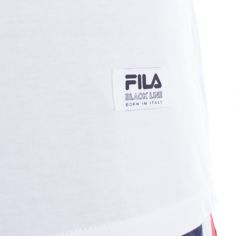 eventyr Ny mening vitalitet FILA Black Line Elbi Essential Linear Logo T-Shirt (White) - Consortium.