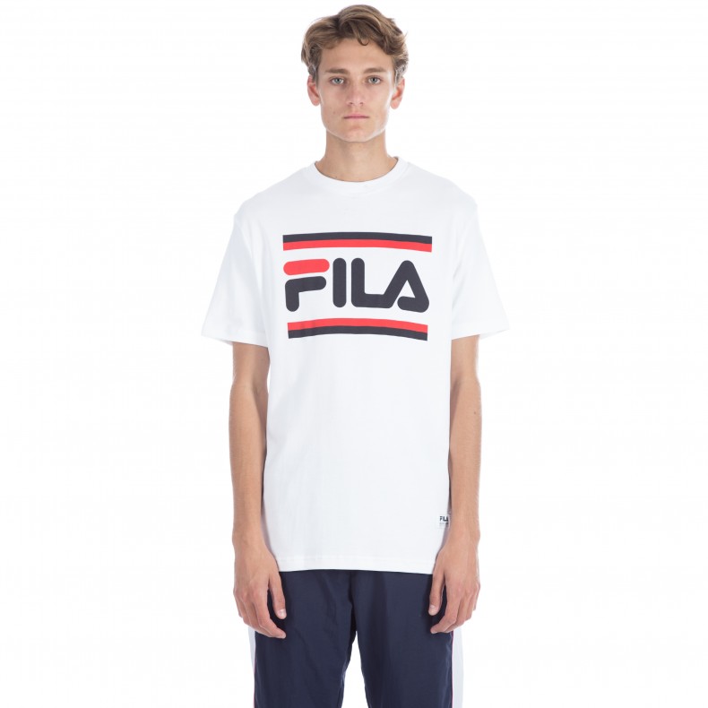 FILA Black Line Vialli T-Shirt (White) - Consortium.