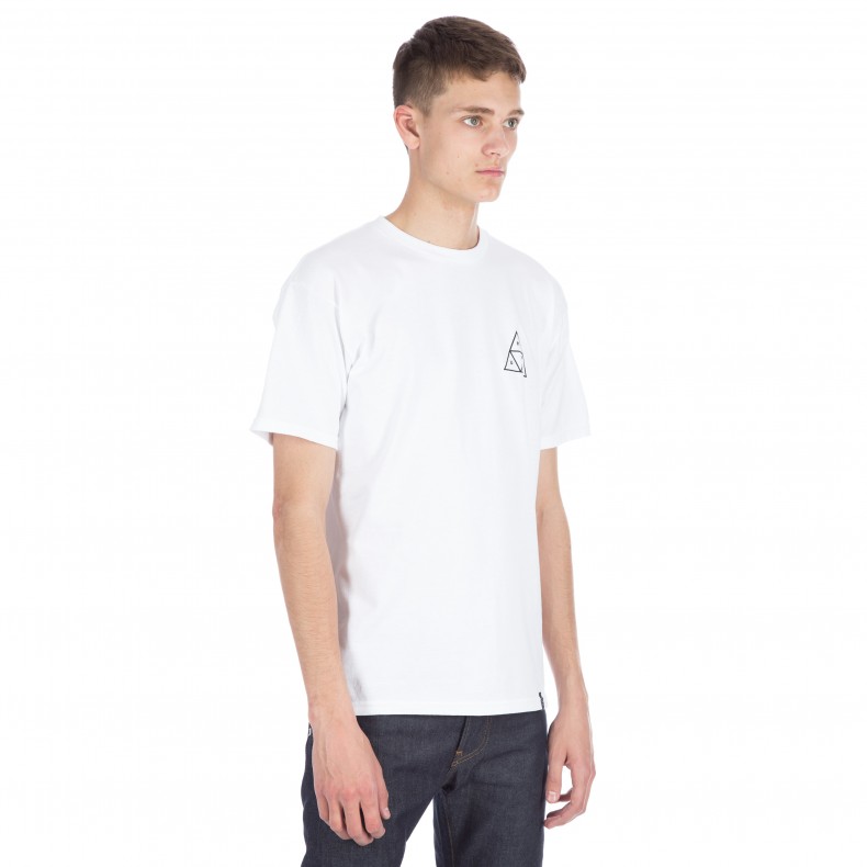 HUF Triple Triangle T-Shirt (White) - Consortium.