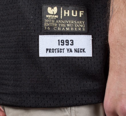 HUF x Wu Tang Football Jersey T-Shirt (Black) - Consortium