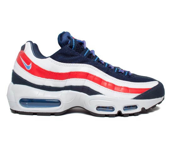 air max 95 red blue and white
