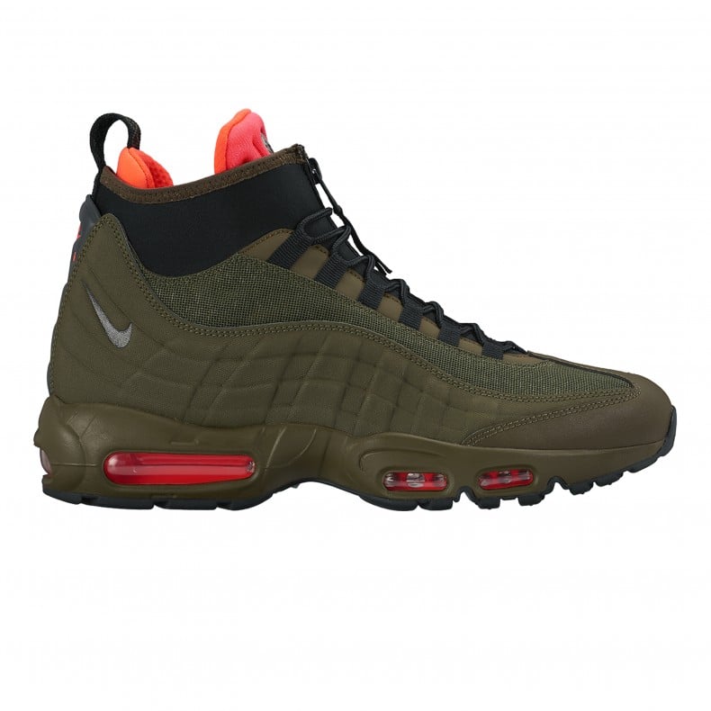 Nike Air Max 95 Sneakerboot Dark Lodenblack Cargo Khaki Bright