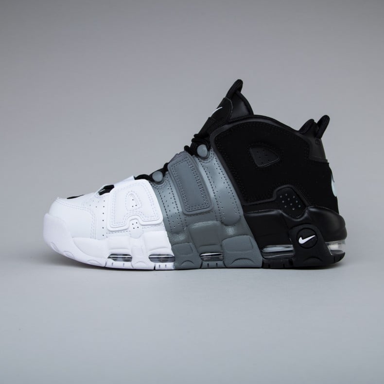 Nike Air More Uptempo 96 Tri Colour Black Black Cool Grey
