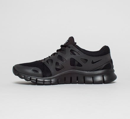 Nike free run 2 all shop black