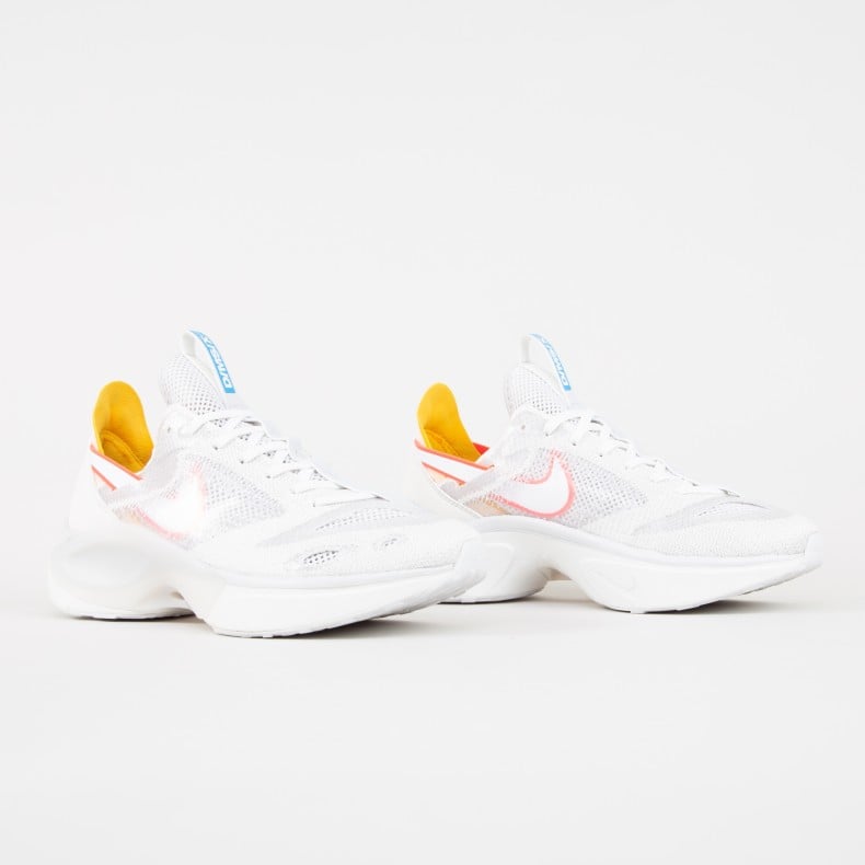 Nike N110 DIMSIX Signal Flyknit Phantom Phantom White Vast Grey Blue Hero AT5405 002 Consortium