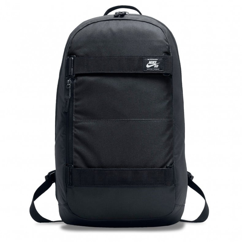 Nike SB Courthouse Skateboarding Backpack (Black/Black/White) - Consortium.