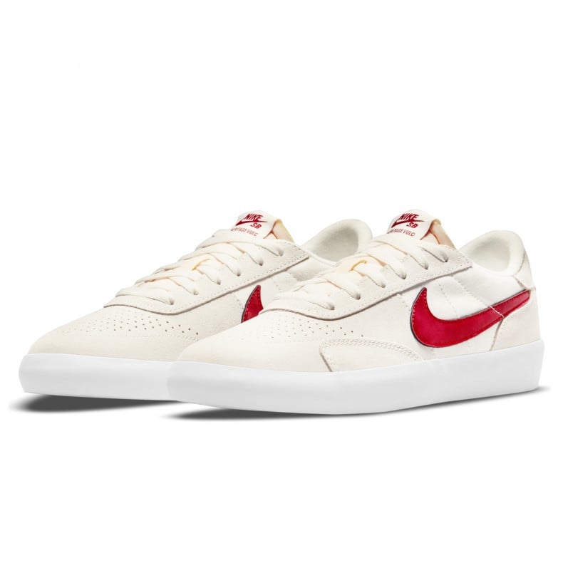 Nike SB Heritage Vulc (Summit White-Gym Red-Summit White-White ...