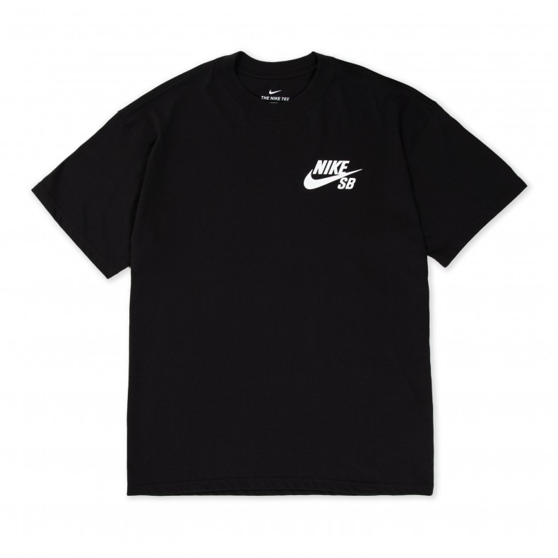 Nike SB Logo T-Shirt (Black/White) - DC7817-010 - Consortium