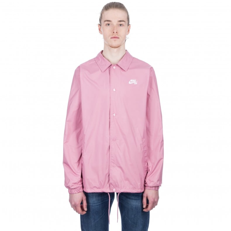 nike sb coach jacket pink