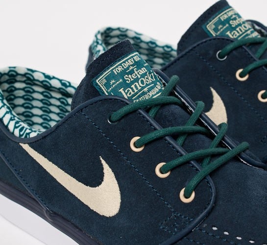 Nike SB Stefan Janoski Premium Armory Navy Flint Gold Star Dark