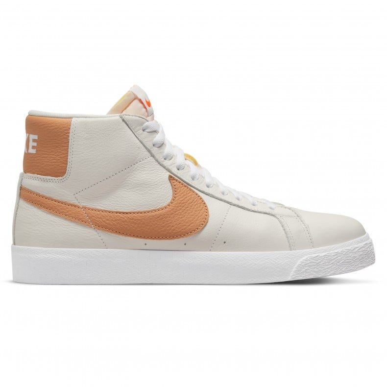 Nike SB Zoom Blazer Mid ISO Orange Label Collection White Lt Cognac White White DM0587 100 Consortium