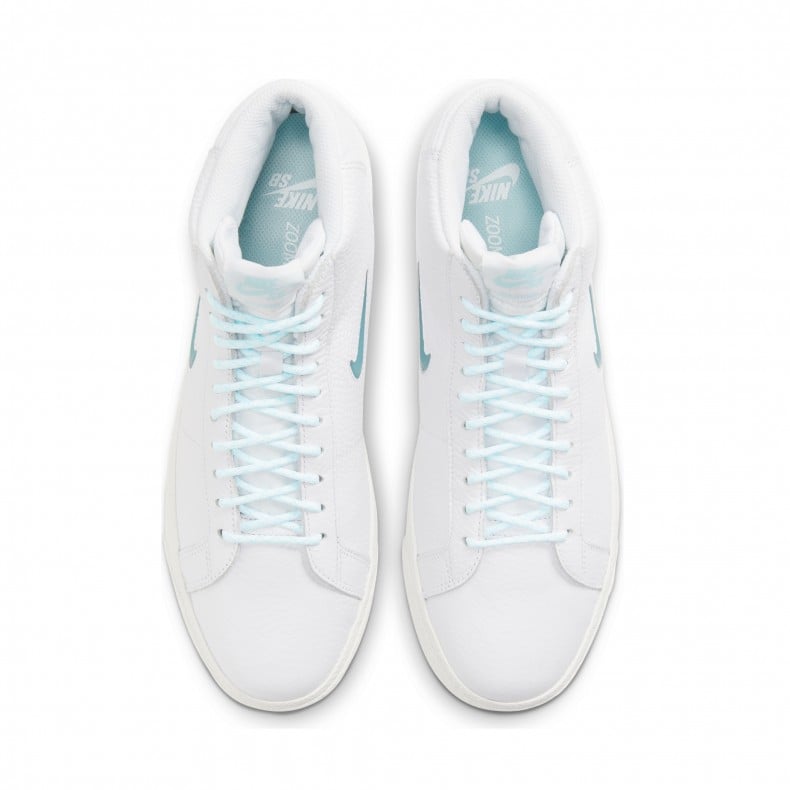 Nike SB Zoom Blazer Mid Premium (White/Glacier Ice-White-Summit White ...