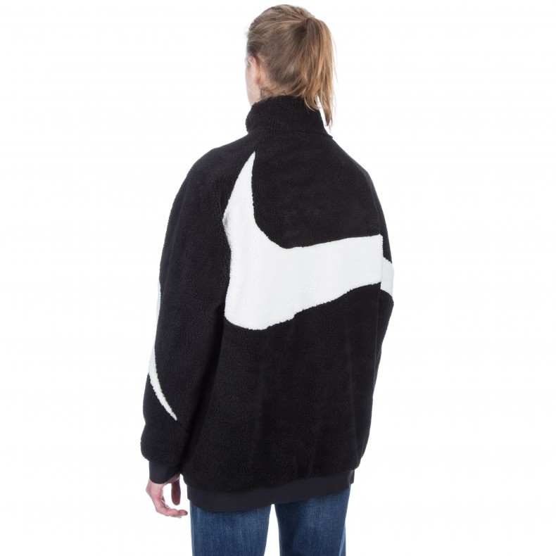 nike vaporwave reversible swoosh fleece full zip jacket
