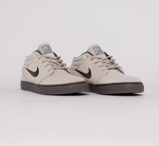 Nike sb janoski light bone 2025 & gum suede skate shoes