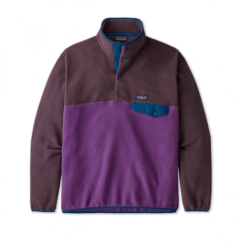 Patagonia Lightweight Synchilla Snap T Pullover Fleece European Fit Purple 25550 PUR Consortium