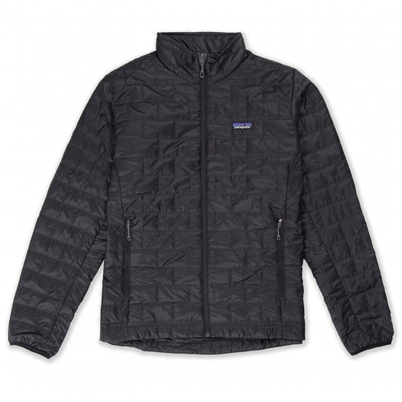 Black patagonia top puff jacket