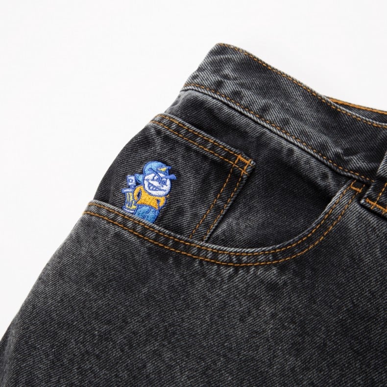 Polar Skate '93 Denim Jeans (Washed - POL-SP21-93JEANS-BLK - Consortium