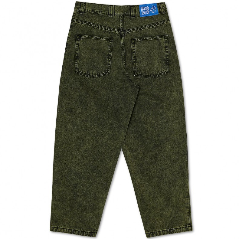 Polar Skate Co. Big Boy Denim Jeans (Green Black) - PSC-SP22-BIGBOYJEAN