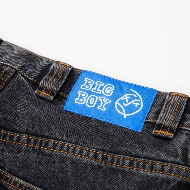 Polar Skate Co. Big Boy Shorts (Washed Black) POLSP21BIGBOYSHORT
